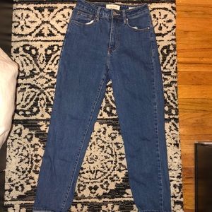 Pacsun dark wash mom jeans
